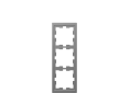 Schneider-D-Life-3gang-Frame-MTN4030-6536 - Acier