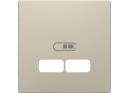 Schneider - D-Life - Cover for USB double socket - white sand MTN3300-6033