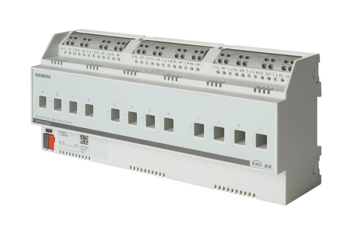 Siemens KNX Switching actuator 12 x AC 230 V, 10 A - 5WG1532-1DB61
