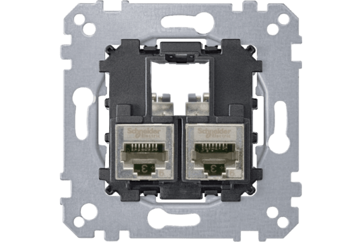 Schneider - D-Life - RJ45 double socket - MTN4576-0022