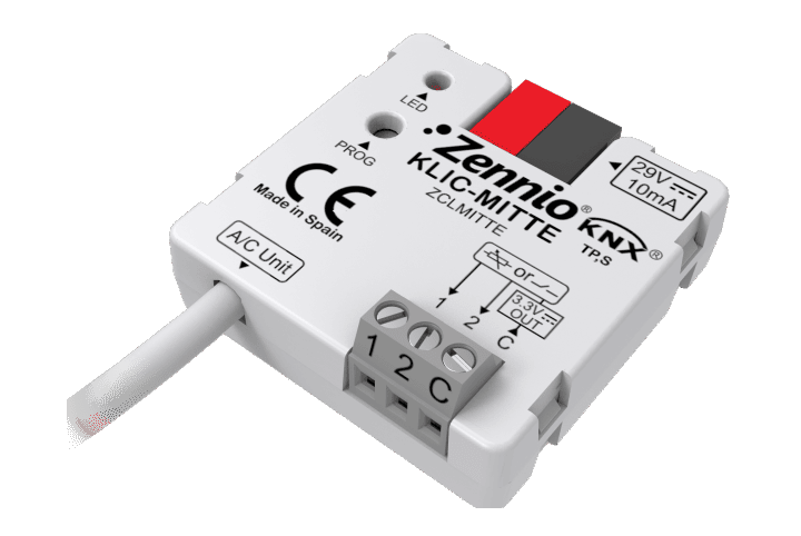 Zennio KLIC-MITTE Mitsubishi Electric KNX Ecodan Gateway (IT connector) ZCLMITTE